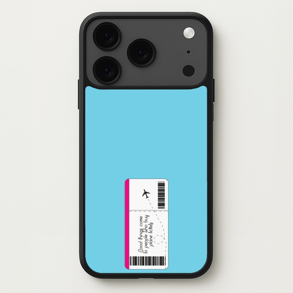 Buy Plane Tickets - Travel Phone Case for iPhone 17 Pro