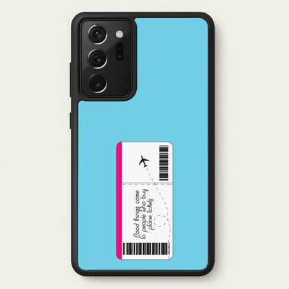 Buy Plane Tickets - Travel  - Travel Phone Case for Galaxy Note 20 Ultra