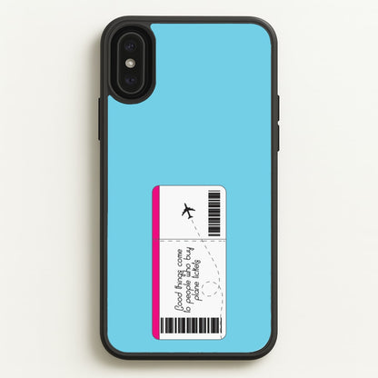 Buy Plane Tickets - Travel  - Travel Phone Case for iPhone XS Max