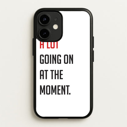 A Lot Going On At The Moment - Taylor  - Taylor Phone Case for iPhone 12 Mini