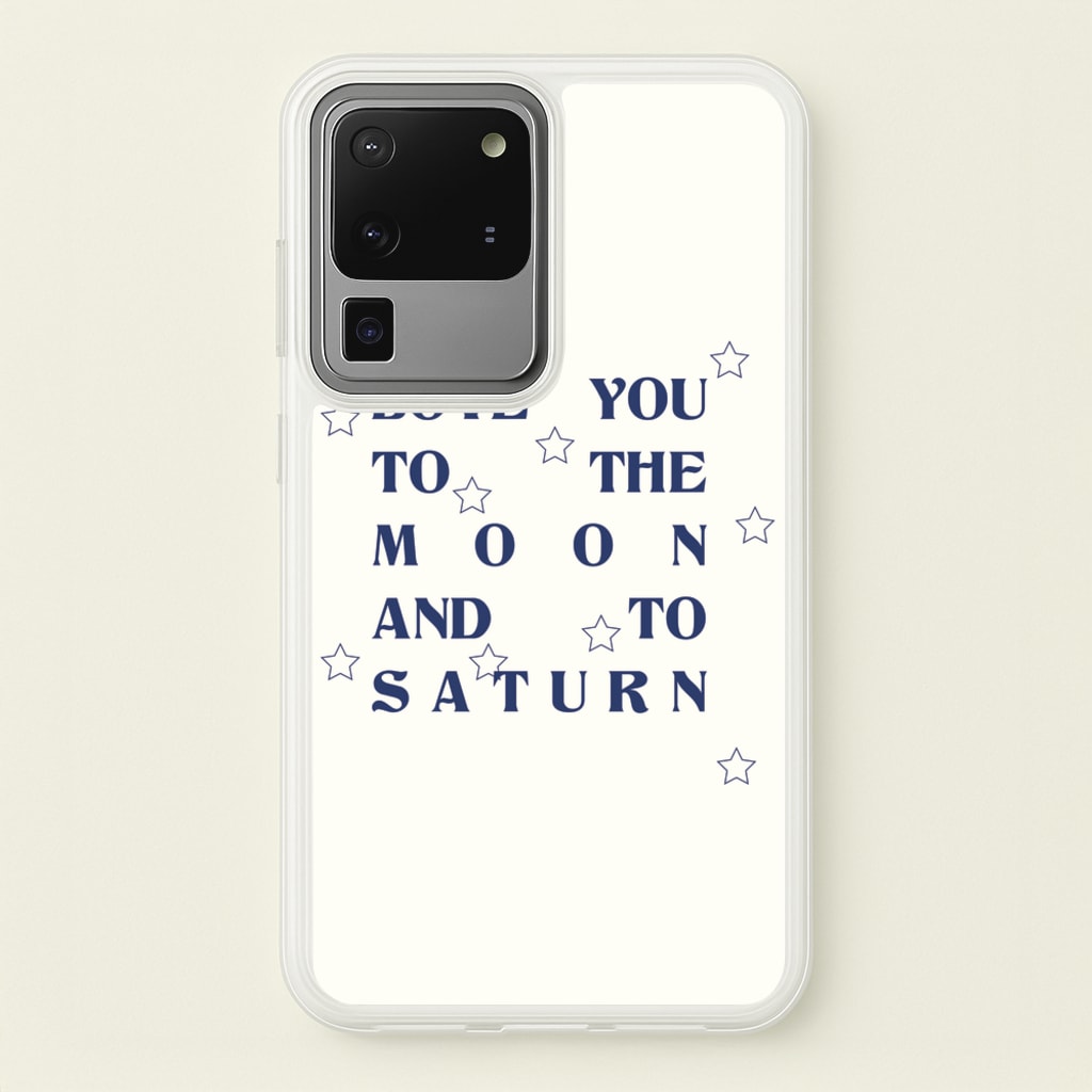 Love You To The Moon And To Saturn - Taylor  - Taylor Phone Case for Galaxy S20 Ultra