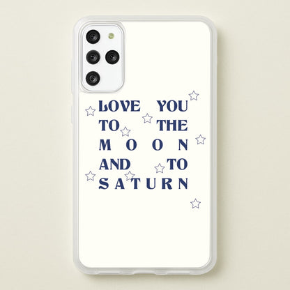 Love You To The Moon And To Saturn - Taylor  - Taylor Phone Case for Galaxy S20 Plus
