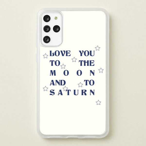 Love You To The Moon And To Saturn - Taylor  - Taylor Phone Case for Galaxy S20 Plus