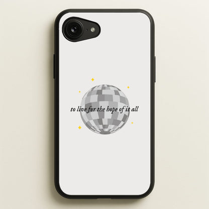 To Live For The Hope Of It All - Taylor  - Taylor Phone Case for iPhone 16e