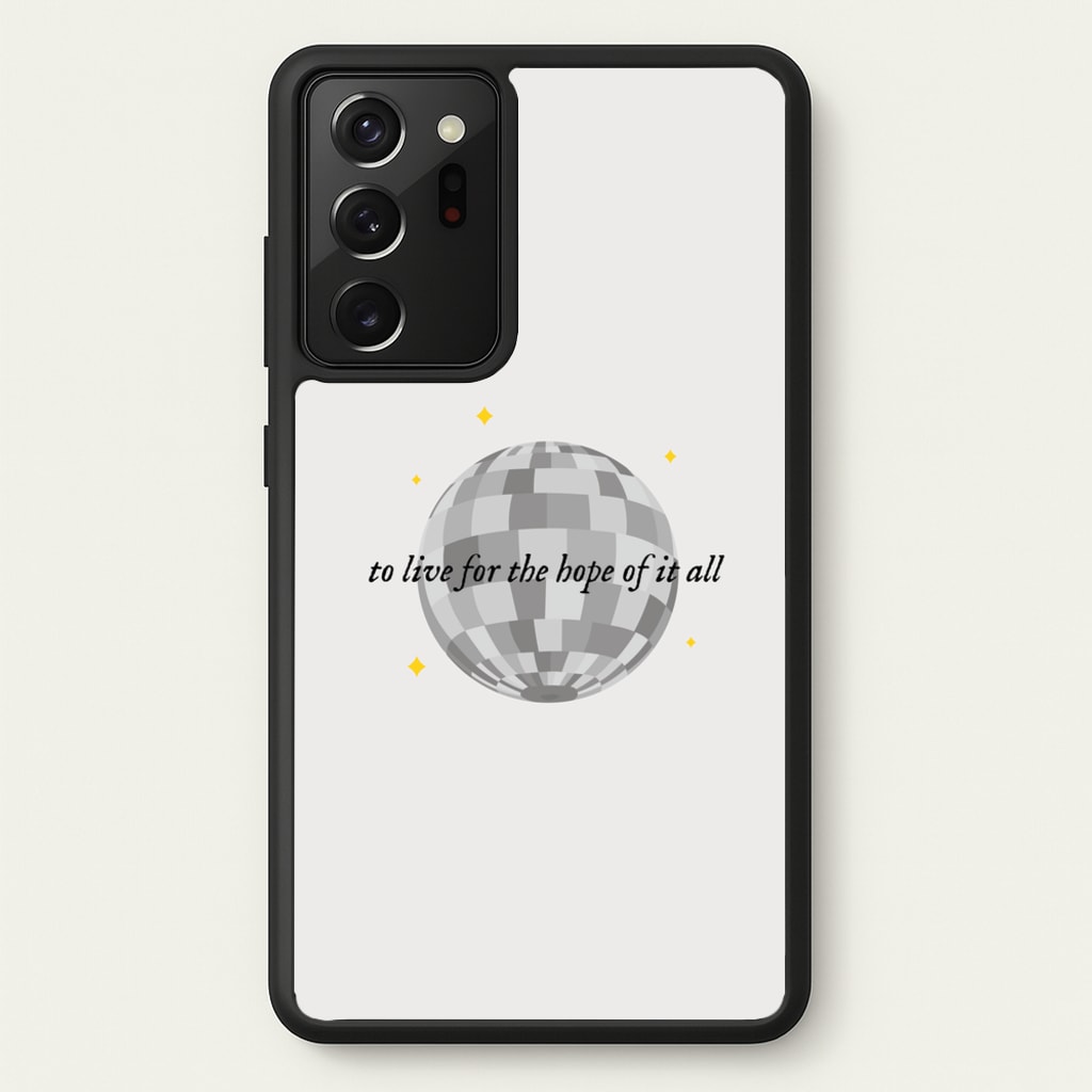 To Live For The Hope Of It All - Taylor  - Taylor Phone Case for Galaxy Note 20 Ultra