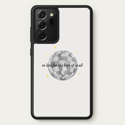 To Live For The Hope Of It All - Taylor  - Taylor Phone Case for Galaxy Note 20 Ultra