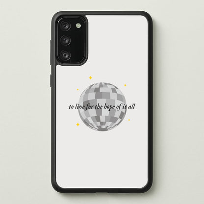 To Live For The Hope Of It All - Taylor  - Taylor Phone Case for Galaxy A41