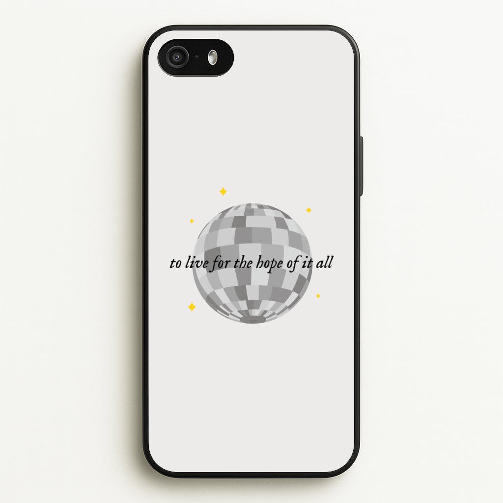 To Live For The Hope Of It All - Taylor  - Taylor Phone Case for iPhone 5 / 5s / SE 2016