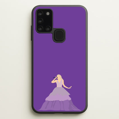 Purple Dress - Taylor  - Taylor Phone Case for Galaxy A21s