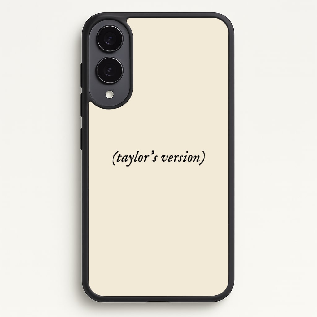 Personalised Taylor's Version  - Taylor Phone Case for Galaxy S25 Edge