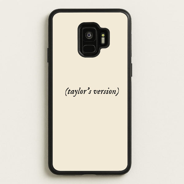 Personalised Taylor's Version  - Taylor Phone Case for Galaxy S9