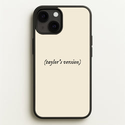 Personalised Taylor's Version  - Taylor Phone Case for iPhone 13