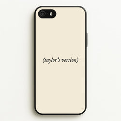 Personalised Taylor's Version  - Taylor Phone Case for iPhone 5 / 5s / SE 2016