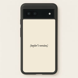 Personalised Taylor's Version  - Taylor Phone Case for Google Pixel 6a