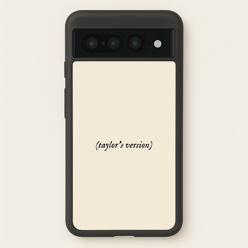 Personalised Taylor's Version  - Taylor Phone Case for Google Pixel 7 Pro
