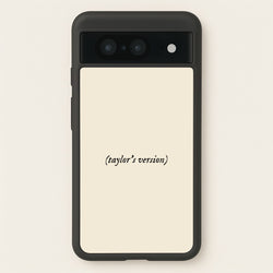 Personalised Taylor's Version  - Taylor Phone Case for Google Pixel 8