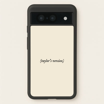 Personalised Taylor's Version  - Taylor Phone Case for Google Pixel 8