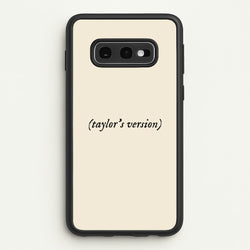 Personalised Taylor's Version  - Taylor Phone Case for Galaxy S10e