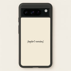 Personalised Taylor's Version  - Taylor Phone Case for Google Pixel 8 Pro