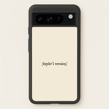 Personalised Taylor's Version  - Taylor Phone Case for Google Pixel 8 Pro