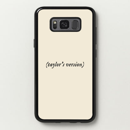Personalised Taylor's Version  - Taylor Phone Case for Galaxy S8 Plus