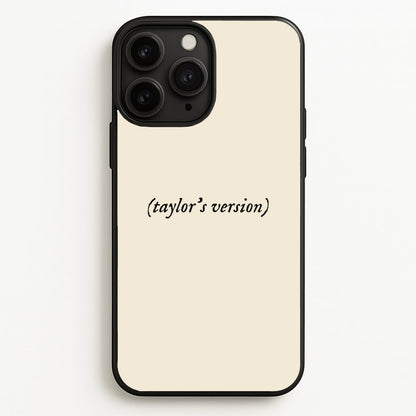Personalised Taylor's Version  - Taylor Phone Case for iPhone 11 Pro