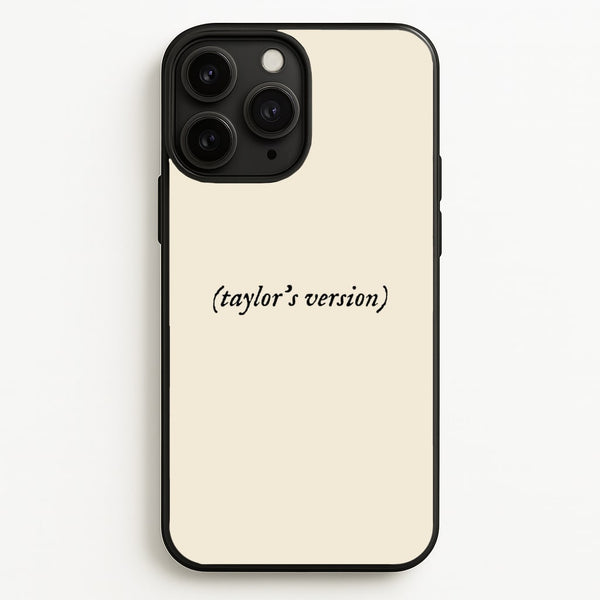 Personalised Taylor's Version  - Taylor Phone Case for iPhone 11 Pro