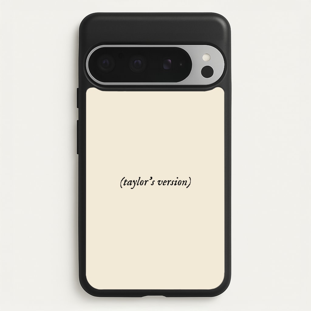 Personalised Taylor's Version  - Taylor Phone Case for Google Pixel 9 Pro XL
