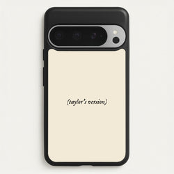Personalised Taylor's Version  - Taylor Phone Case for Google Pixel 9 Pro XL