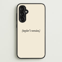 Personalised Taylor's Version  - Taylor Phone Case for Galaxy A14