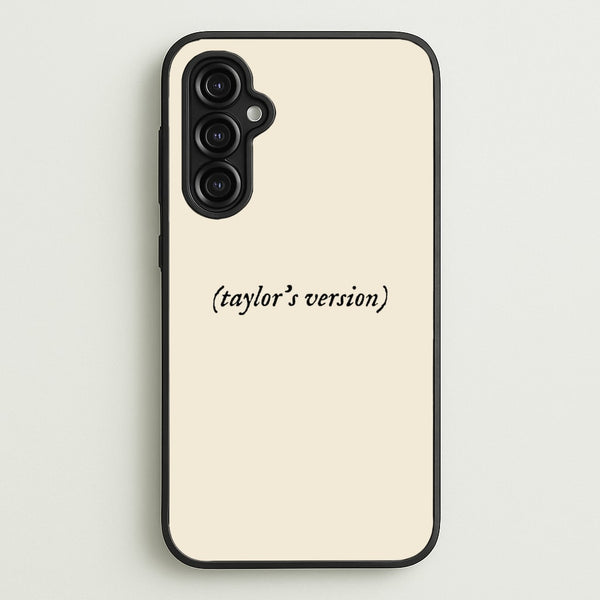 Personalised Taylor's Version  - Taylor Phone Case for Galaxy A14