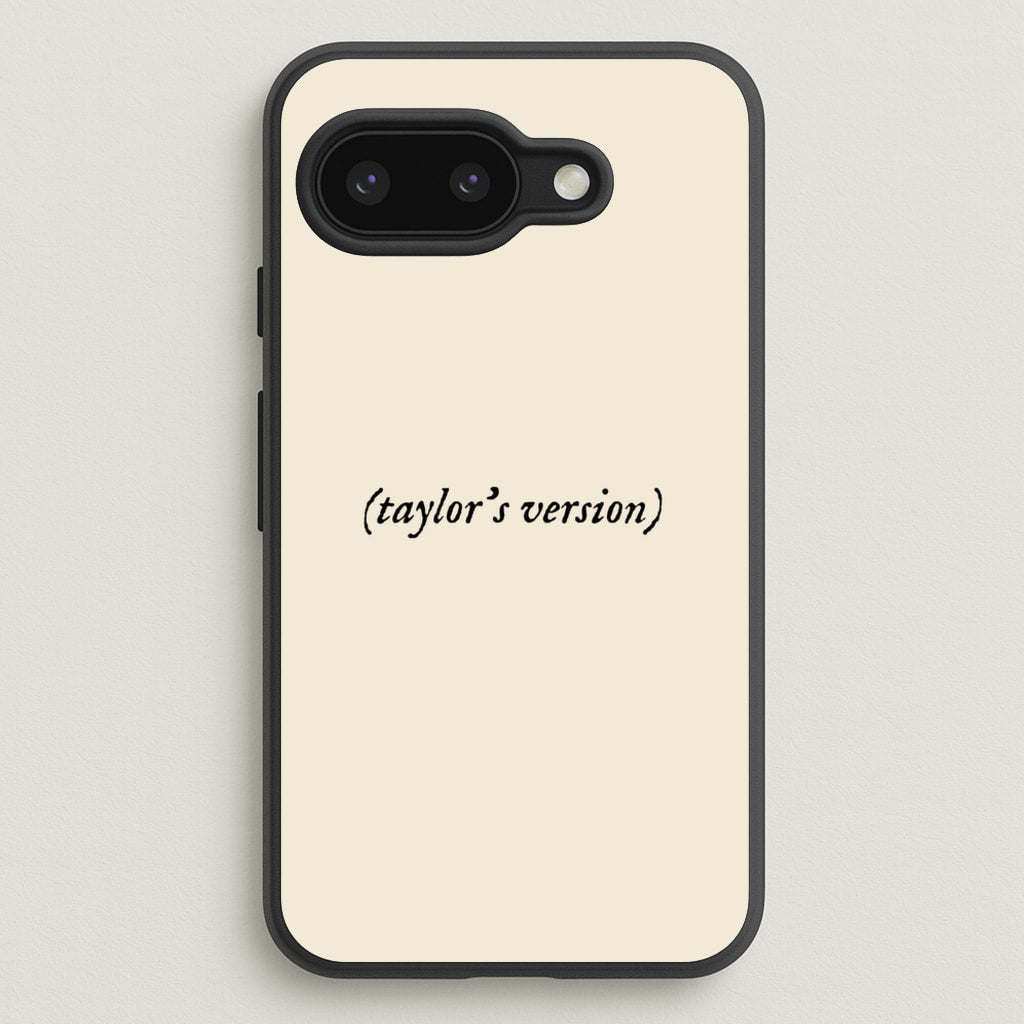 Personalised Taylor's Version  - Taylor Phone Case for Google Pixel 9a