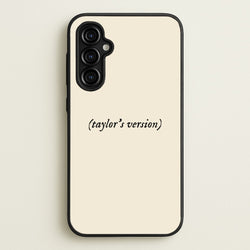 Personalised Taylor's Version  - Taylor Phone Case for Galaxy A54