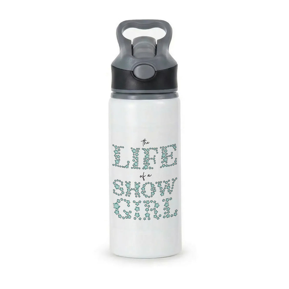 TLOAS Bedazzled Writing Active Water Bottle