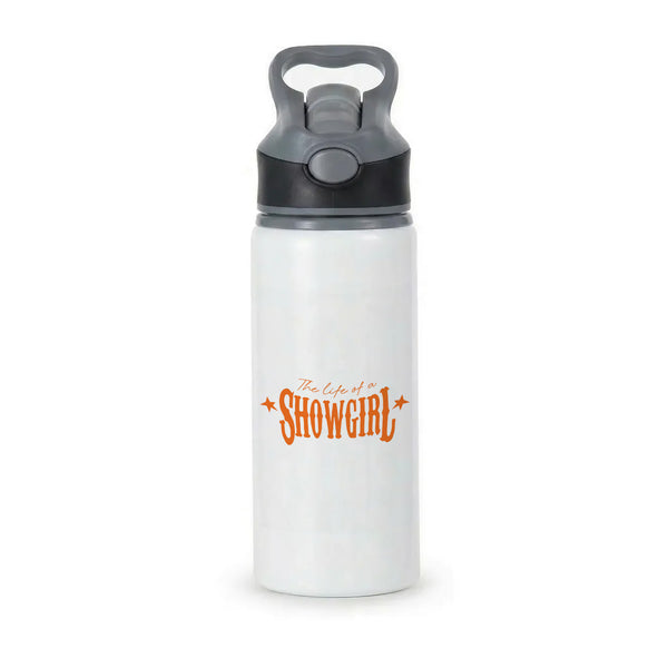 TLOAS Orange Active Water Bottle - Black