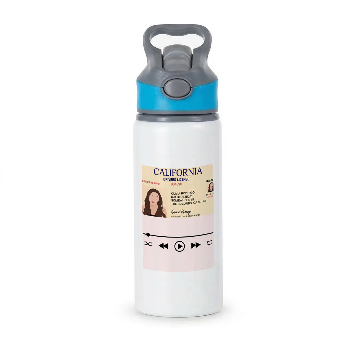Drivers License - Olivia Rodrigo TikTok Active Water Bottle