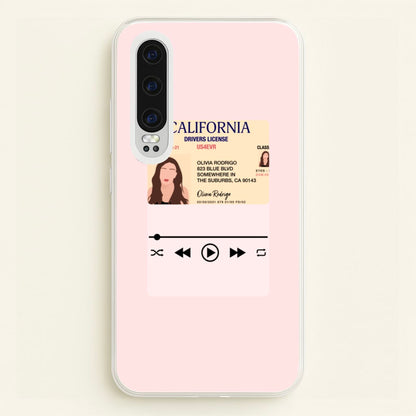 Drivers License - Olivia TikTok  - TikTok Phone Case for Huawei P30