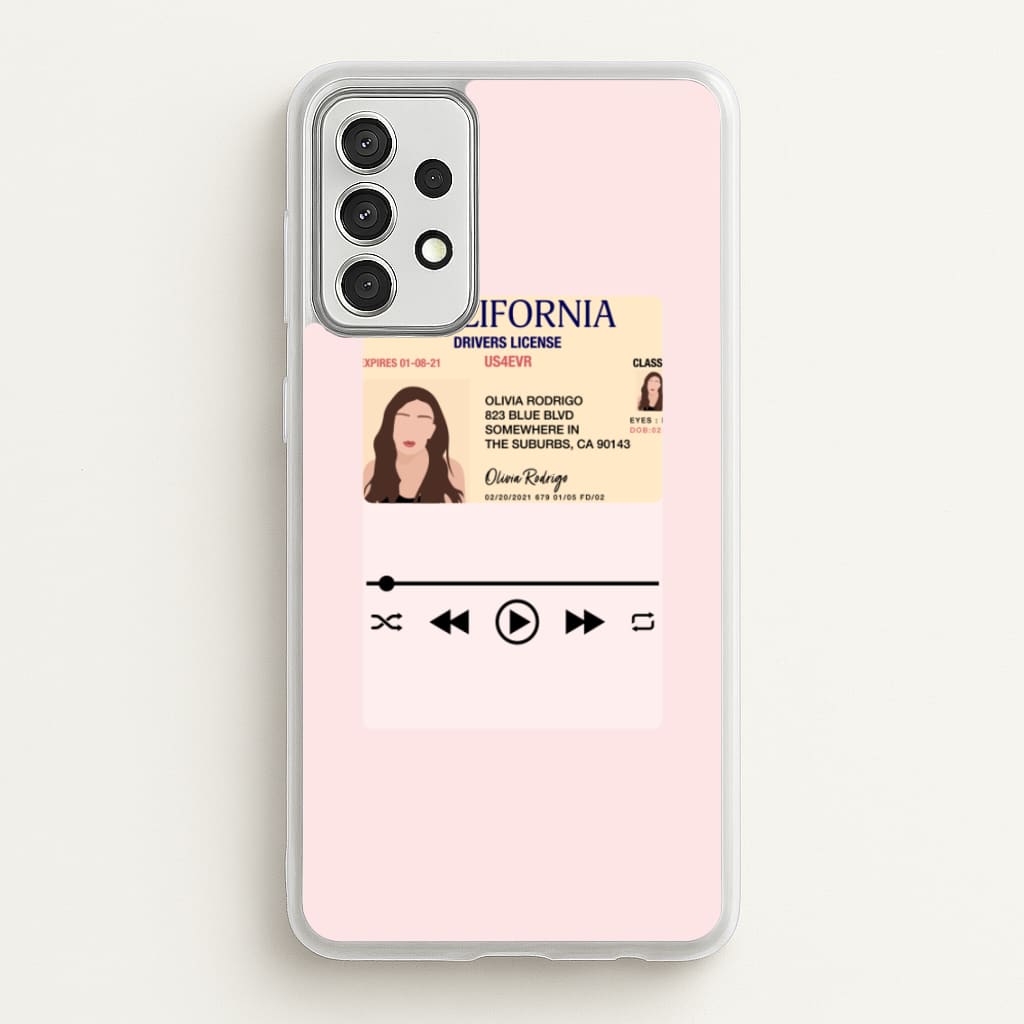 Drivers License - Olivia TikTok  - TikTok Phone Case for Galaxy A52 / A52s