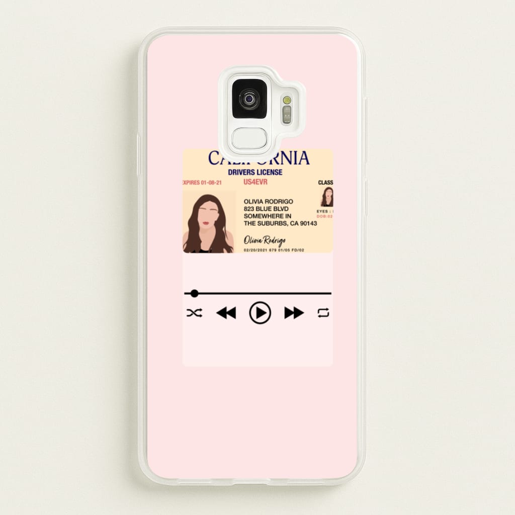 Drivers License - Olivia TikTok  - TikTok Phone Case for Galaxy S9