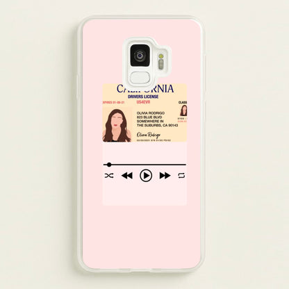 Drivers License - Olivia TikTok  - TikTok Phone Case for Galaxy S9