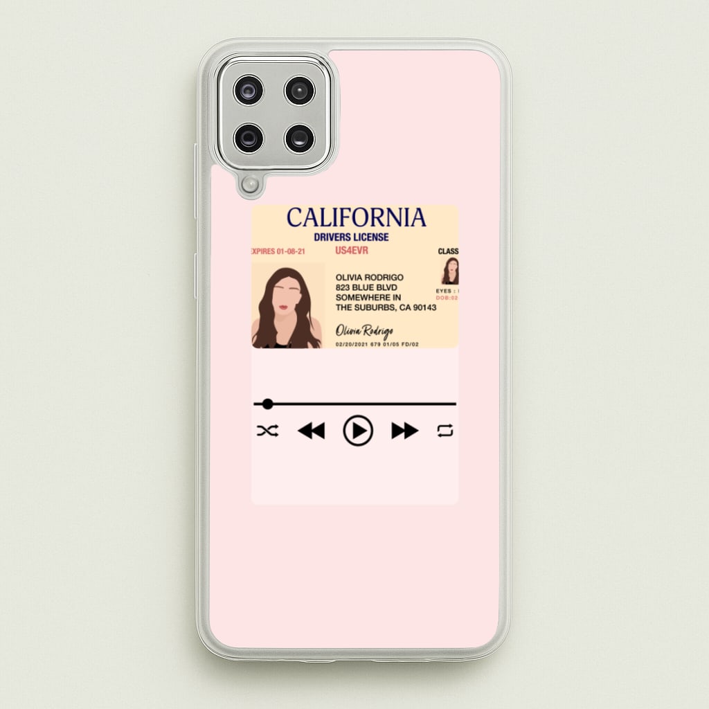 Drivers License - Olivia TikTok  - TikTok Phone Case for Galaxy A12