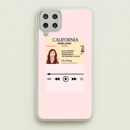 Drivers License - Olivia TikTok  - TikTok Phone Case for Galaxy A12