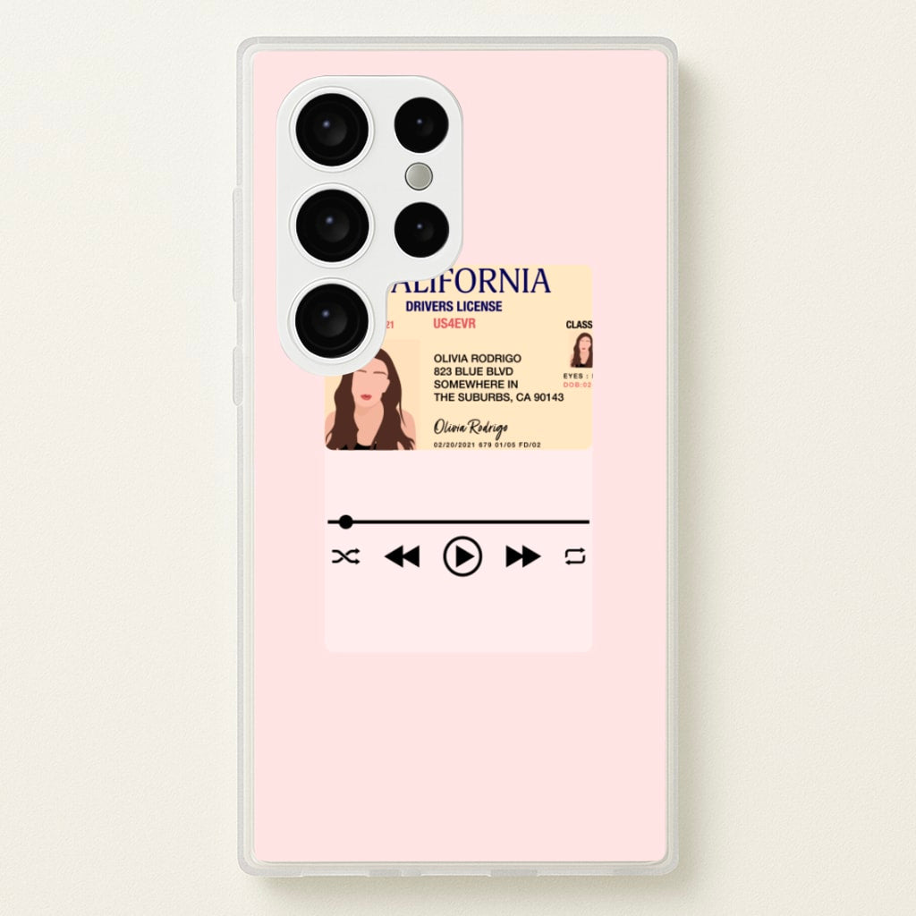 Drivers License - Olivia TikTok  - TikTok Phone Case for Galaxy S24 Ultra