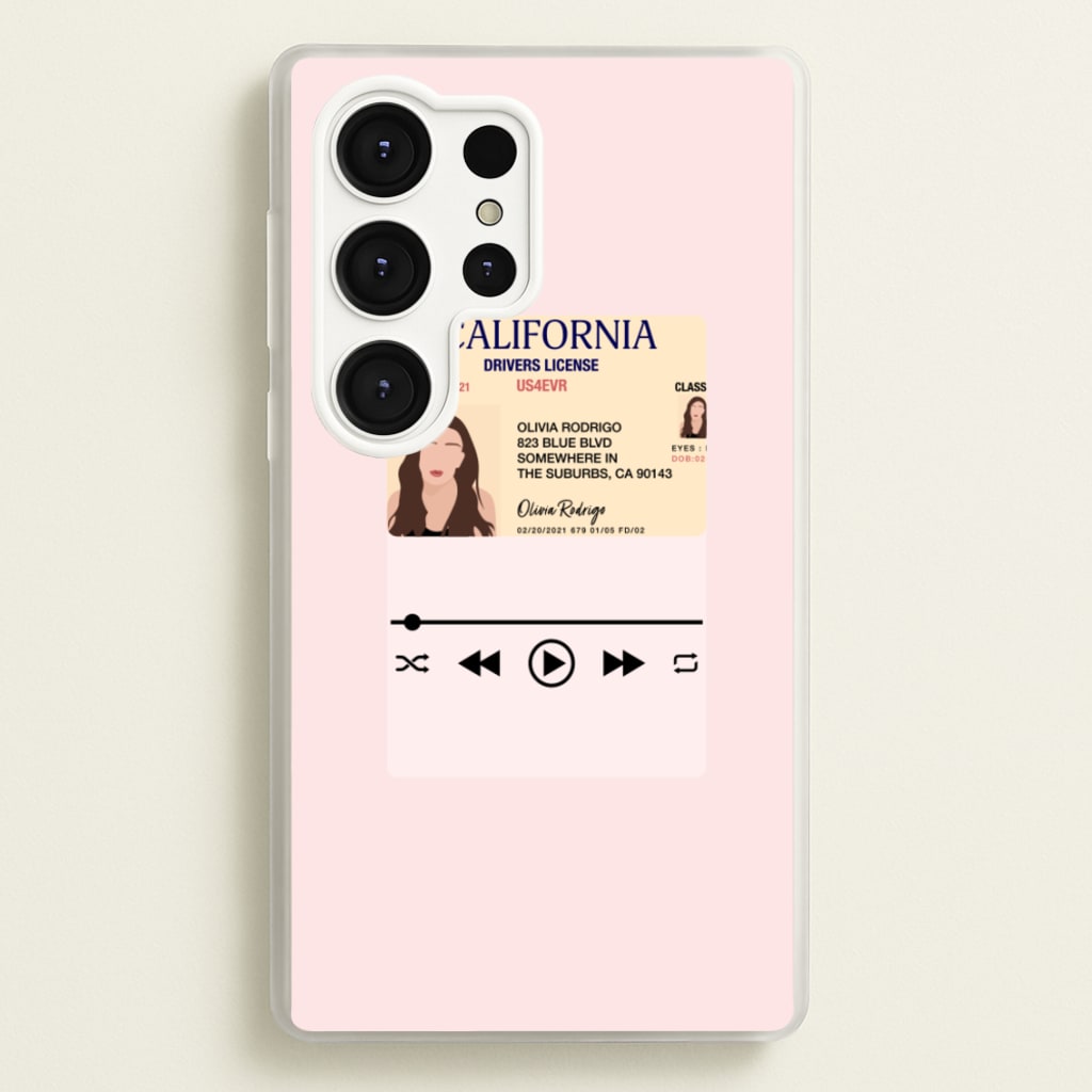 Drivers License - Olivia TikTok  - TikTok Phone Case for Galaxy S25 Ultra