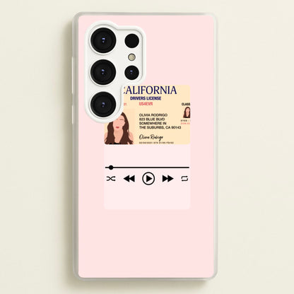 Drivers License - Olivia TikTok  - TikTok Phone Case for Galaxy S25 Ultra