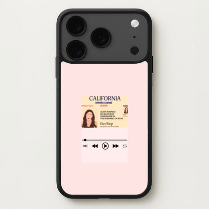 Drivers License - Olivia TikTok Phone Case for iPhone 17 Pro