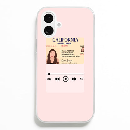 Drivers License - Olivia TikTok  - TikTok Phone Case for iPhone 16 Plus