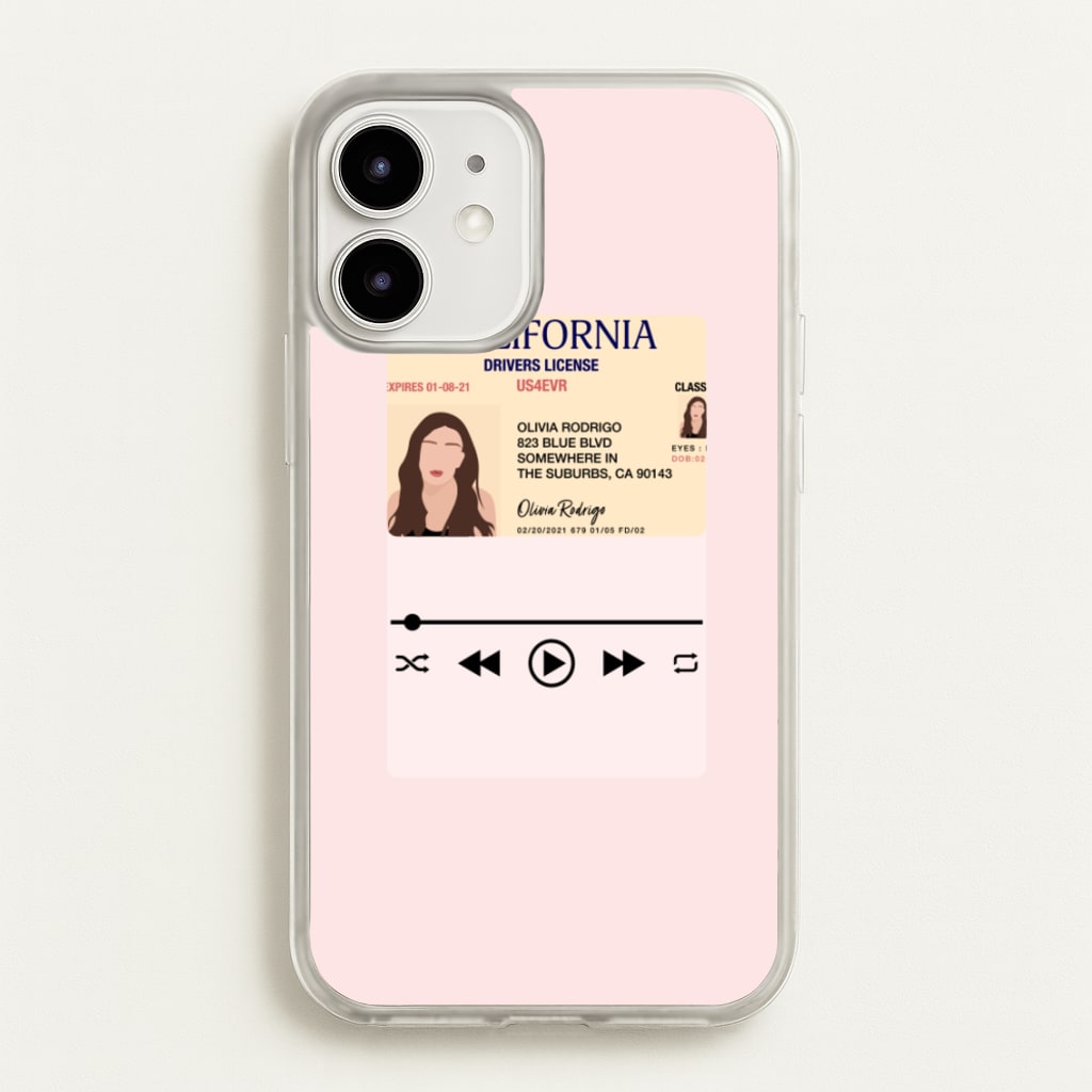 Drivers License - Olivia TikTok  - TikTok Phone Case for iPhone 12 / 12 Pro