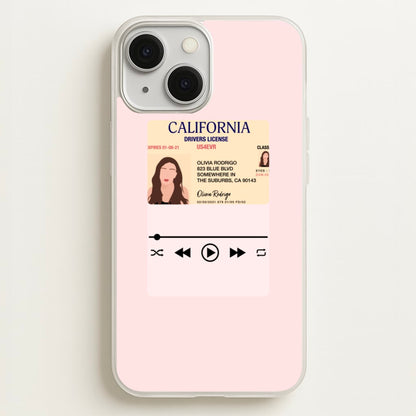 Drivers License - Olivia TikTok  - TikTok Phone Case for iPhone 13 Mini