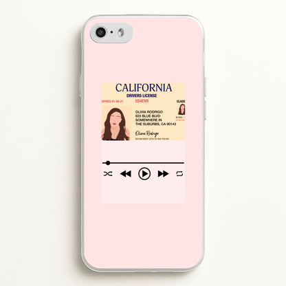 Drivers License - Olivia TikTok  - TikTok Phone Case for iPhone 5 / 5s / SE 2016